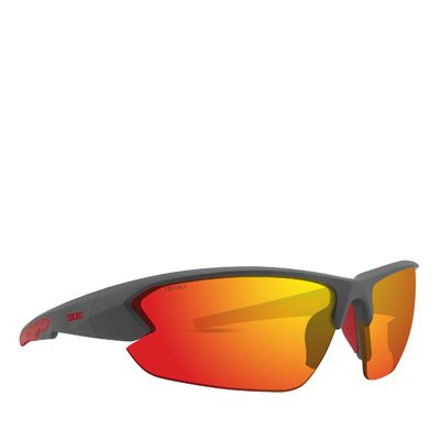 Epoch Eyewear Epoch 4 Sports Sunglasses Red Mirror - Gray/red - 1 Item