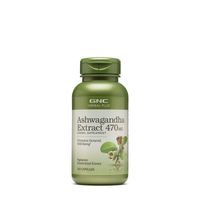 GNC Herbal Plus Ashwagandha Extract 470Mg - 100 Capsules (100 Servings)