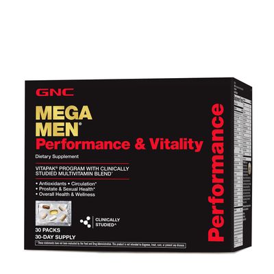 GNC Mega Men Performance and Vitality Vitapak Program - 30 Pack
