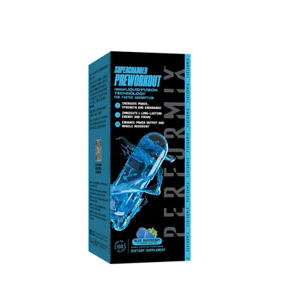 Performix Supercharged Preworkout - Blue Raspberry - 60 Capsules (30 Servings)