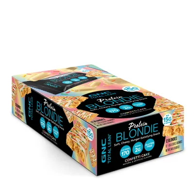 GNC Total Lean Protein Blondie Gluten-Free - Confetti Cake (12 Blondies)