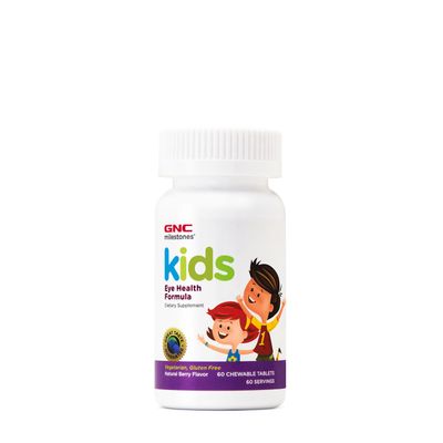 GNC Milestones Kids Eye Health Formula Healthy - 60 Chewable Tablets (60 Servings)