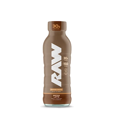 Raw Nutrition Protein Shake Rtd - Mocha Latte - 12 Fl Oz. (12 Bottles)