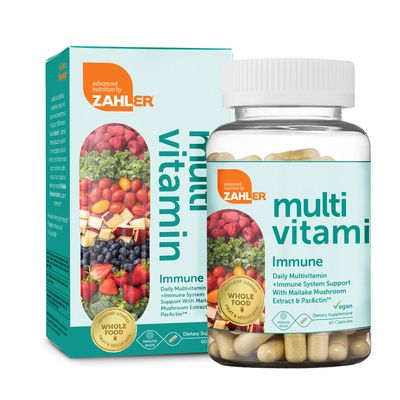 ZAHLER Multi Vitamin + Immune System Support Vegan - 60 Capsules (30 Servings)