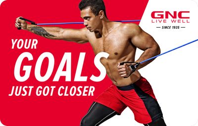 GNC E-Gift Card: Your Goals Just Got Closer