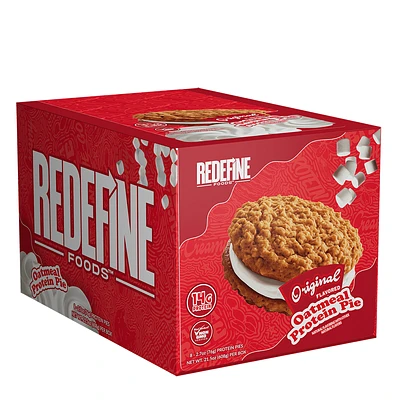 Redefine Foods Oatmeal Protein Pie - Original (8 Pies)