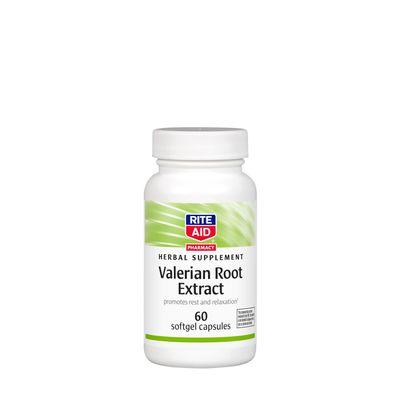 Rite Aid Valerian Root Extract - 60 Softgel Capsules