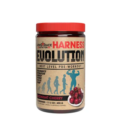 Arms Race Nutrition Harness Evolution - Next Level Pre-Workout - Midnight Cherry - 20 Servings