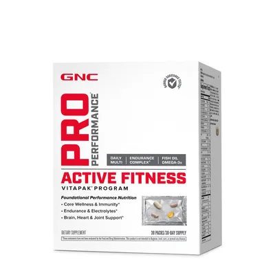 GNC Pro Performance Active Fitness Vitapak Program - 30 Vitapaks (30 Servings)