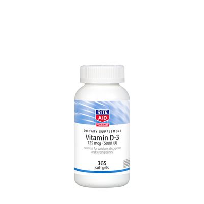 Rite Aid Vitamin D-3 - 365 Softgels