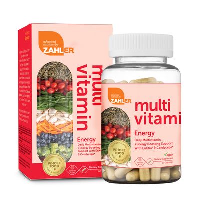 ZAHLER Multi Vitamin Energy Vegan - 60 Capsules (30 Servings)