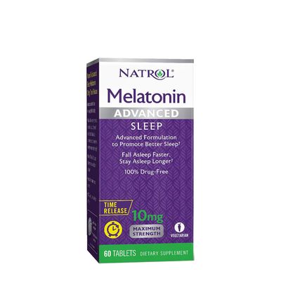 Natrol Melatonin Advanced Sleep Maximum Strength 10 Mg. - 60 Tablets