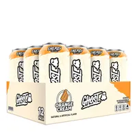 GHOST Energy Drink - Orange Cream - 16Oz. (12 Cans) - Zero Sugar