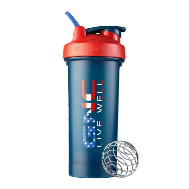 Bucked Up USA Flag Shaker Bottle