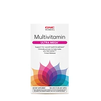 GNC Women's Multivitamin Ultra Mega Healthy - 180 Caplets (90 Servings)