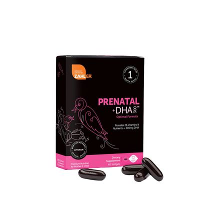 ZAHLER Prenatal + Dha - 60 Softgels (30 Servings)