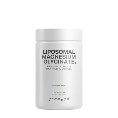 Codeage Liposomal Magnesium Glycinate Gluten-Free - 120 Capsules (30 Servings)