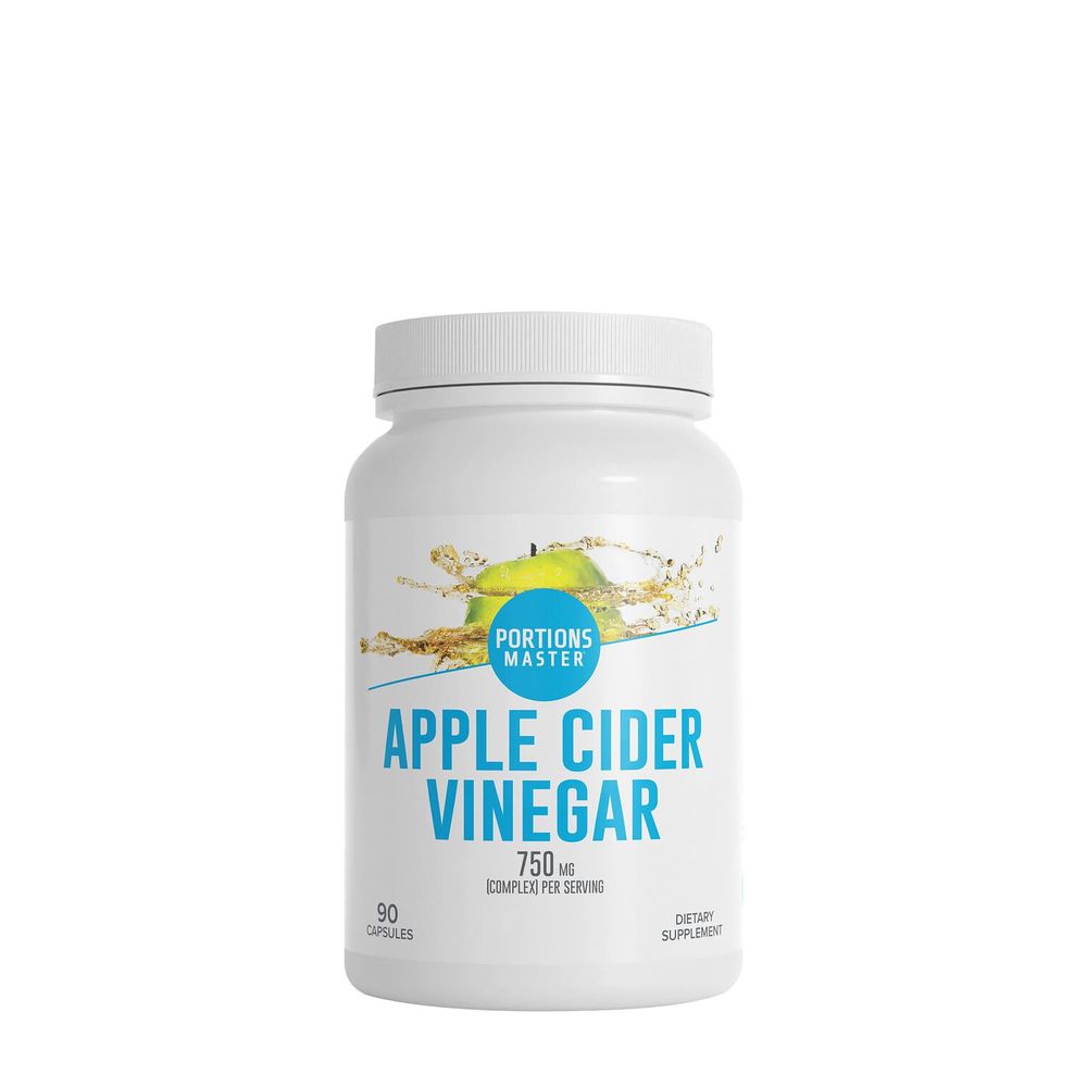 Portions Master Apple Cider Vinegar - 90 Capsules (90 Servings)