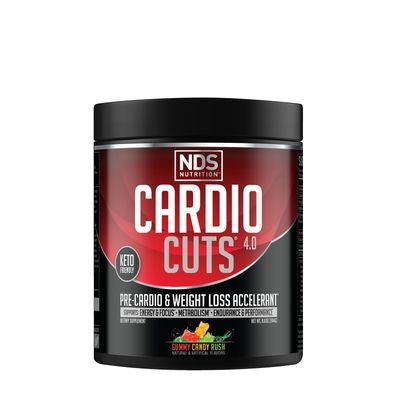 NDS Nutrition Cardio Cuts 4.0, Gummy Candy Rush - 8.6 Oz. (20 Servings)