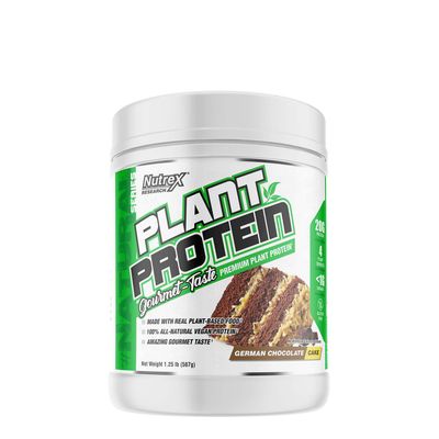 Nutrex Research Plant Protein - German Chocolate Cake - 1.25 Lb.
