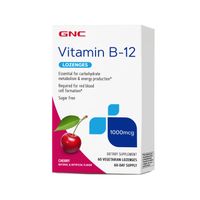 GNC Vitamin BVitamin B -12 1000 Mcg Lozenges Vitamin B - Cherry Vitamin B