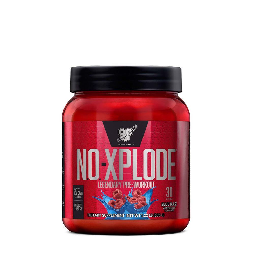 BSN N.o.-Xplode Legendary Pre-Workout - Blue Raz(30 Servings)