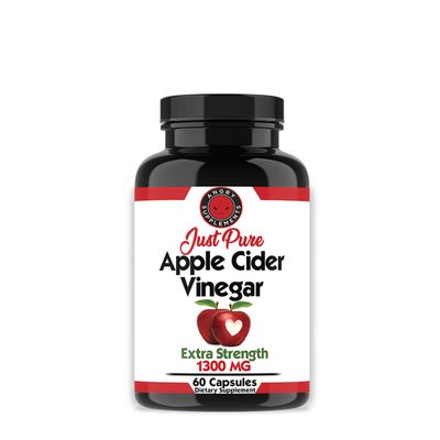 Angry Supplements Just Pure Apple Cider Vinegar - 60 Capsules (30 Servings)