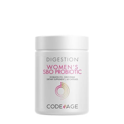Codeage Women's Probiotic 50 Billion Cfu & Prebiotics Vegan Digestion Supplement - 60 Capsules