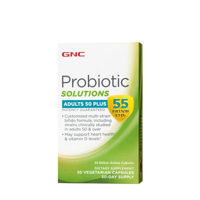 GNC Probiotic Solutions Adults 50 Plus - 55 Billion Cfus - 30 Capsules