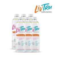 LivTru Healthy Hydration Electrolyte Infused Water - Watermelon Mint - 6 Bottles