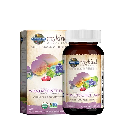 Garden of Life Mykind Women's once Daily Multivitamin Vegan - 60 Capsules (60 Servings)