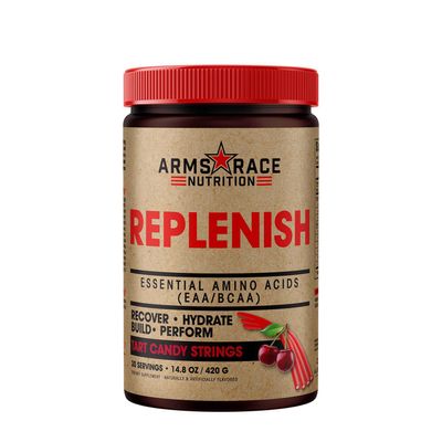 Arms Race Nutrition Replenish Amino Acids - Tart Candy Strings - 14.8 Oz