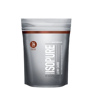 Isopure Low Carb - Dutch Chocolate (14 Servings) 1 lbs. Zero Sugar