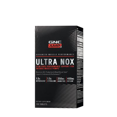 GNC AMP Ultra Nox Stim-Free Performance - 120 Tablets