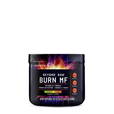 Beyond Raw Burn Mf Metabolic Activator Healthy - Gummy Worm Healthy - 4.87 Oz. (30 Servings)