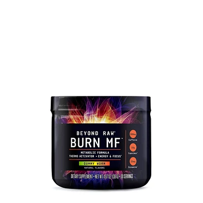 Beyond Raw Burn Mf Metabolic Activator Healthy - Gummy Worm 4.87 Oz. (30 Servings)