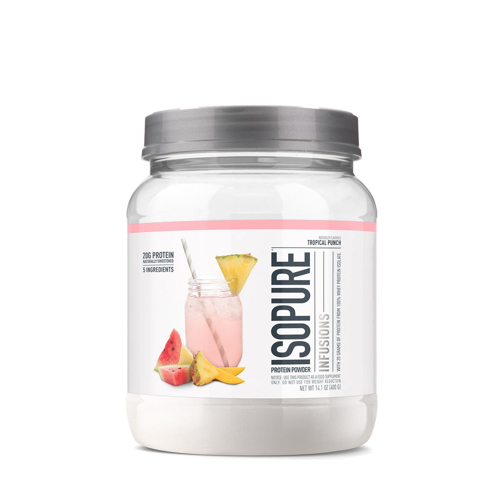 Isopure Infusions - Tropical Punch (16 Servings) - 14.1 fl. Oz