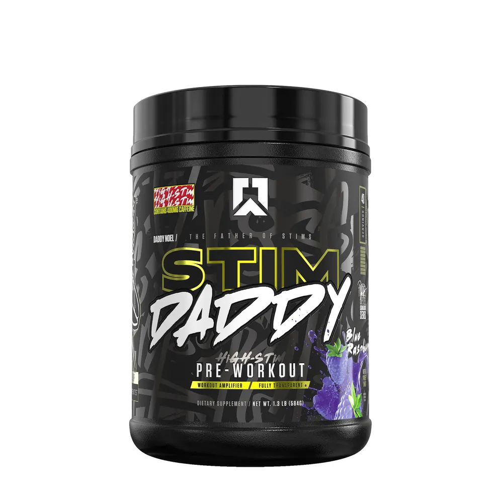 RYSE Stim Daddy Pre-Workout - Blue Raspberry (40 Servings)