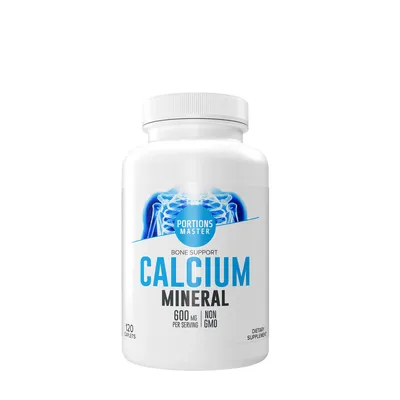 Portions Master Calcium Mineral - 120 Caplets (120 Servings)