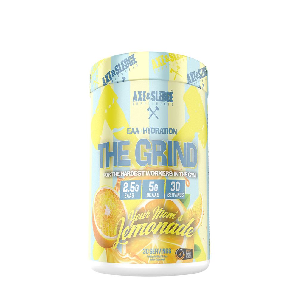 Axe & Sledge Supplements the Grind Bcaas + Hydration - Your Moms Lemonade - 17.46 Oz