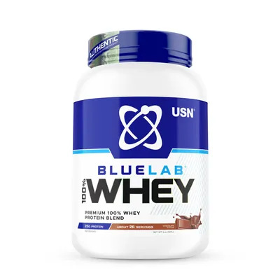 USN Bluelab 100% Whey Premium Protein: Chocolate - 2Lbs - 2 lbs