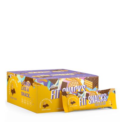 Alani Nu Fit Snacks Protein Bar - Peanut Butter Crisp - 12 Bars