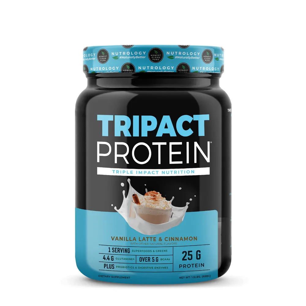 NDS Nutrition Tripact Protein - Vanilla Latte & Cinnamon (20 Servings)