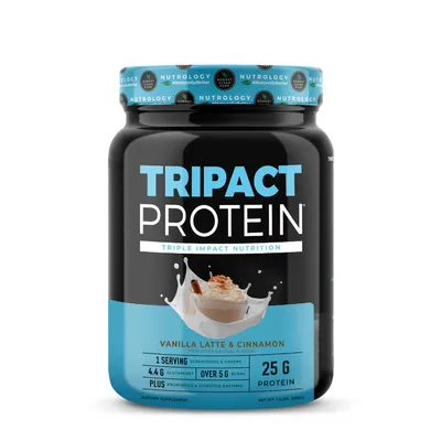 NDS Nutrition Tripact Protein - Vanilla Latte & Cinnamon (20 Servings)