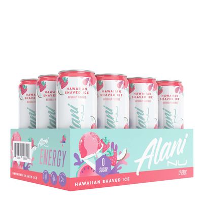 Alani Nu Energy Drink - Hawaiian Shaved Ice Zero - 12 Cans