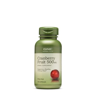 GNC Herbal Plus Cranberry Fruit 500Mg Healthy - 100 Capsules (100 Servings)
