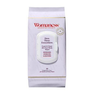 Womaness All-Over Body Wipes - 30 Wipes