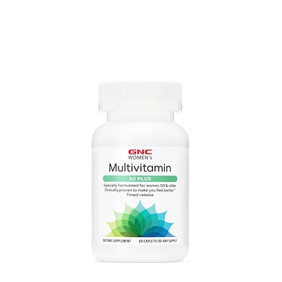 GNC Women's Multivitamin 50 Plus Healthy - 60 Caplets (30 Servings)
