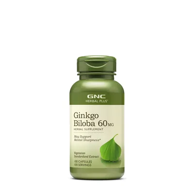 GNC Herbal Plus Ginkgo Biloba 60Mg