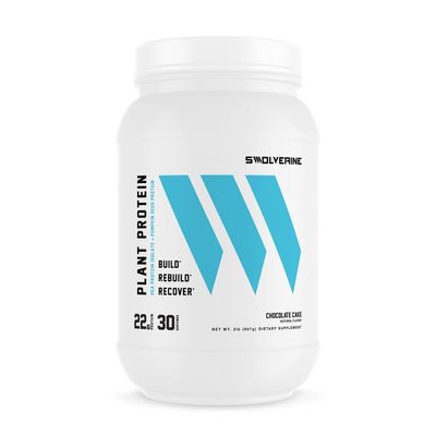 Swolverine Plant Protein Pea Protein Isolate + Pumpkin Seed Protein - Chocolate Cake - 2 Lb.